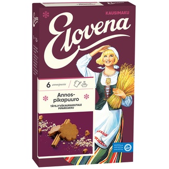 Elovena Hetki Annospikapuuro 240g piparkakku
