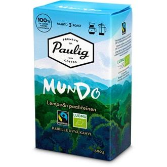Paulig Mundo Luomu kahvi suodatinjauhatus 500g