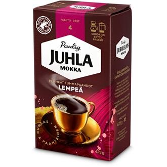 Paulig Juhla Mokka Lempeä kahvi suodatinjauhatus 425g
