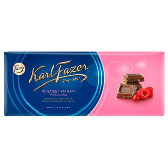 Fazer Vadelma-karpalo suklaalevy 200g