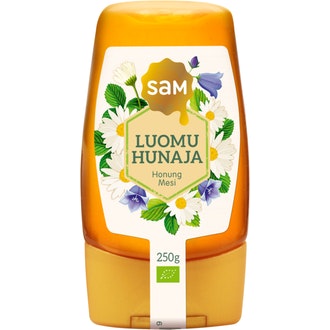 Hunajainen SAM Luomuhunaja 250g