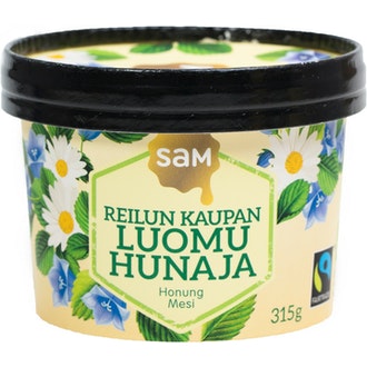 SAM REILUN KAUPAN LUOMU kiteinen hunaja 315g