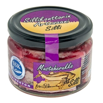 Suomen Sillikonttori mustaherukkasilli 280g/140g