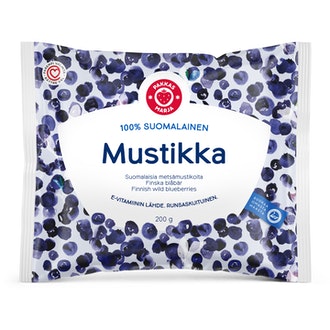 Pakkasmarja  100 % suomalainen mustikka 200g