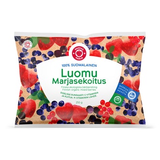 Pakkasmarja 100% suomalainen marjasekoitus luomu 250g