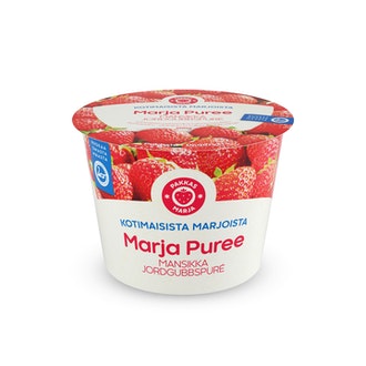 Pakkasmarja puree mansikka 200g suomalainen