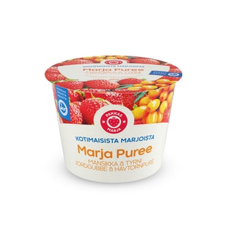 Pakkasmarja marja puree mansikka-tyrni 200g suomalainen