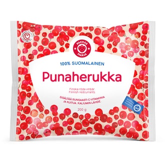 Pakkasmarja  100% suomalainen punaherukka 200g