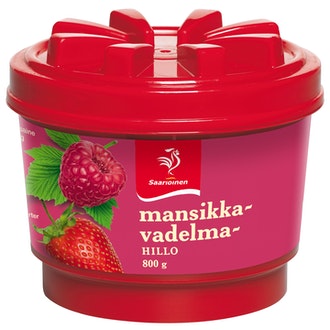 Saarioinen Mansikka-vadelmahillo 800g