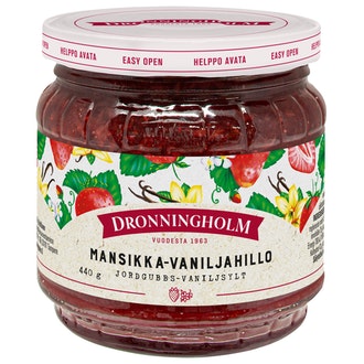 Dronningholm Mansikka-vaniljahillo 440g