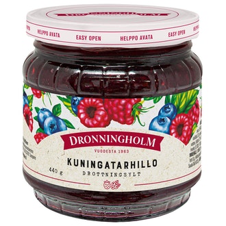 Dronningholm Kuningatarhillo, Vadelma-mustikkahillo 440g