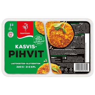 Saarioinen Kasvispihvit 220g/4kpl