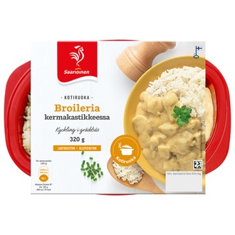 Saarioinen Broileria kermakastikkeessa 320g
