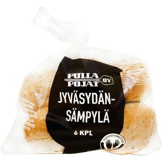Pulla Pojat 360g Jyväsydän sämpylä 6kpl