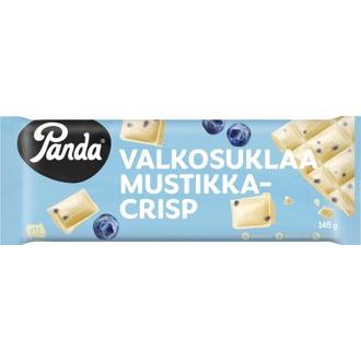 Panda valkosuklaalevy 145g mustikkacrisp