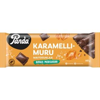 Panda karamellimuru ja merisuola maitosuklaalevy 145g