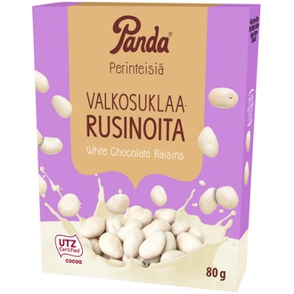Panda valkosuklaarusinoita 80g