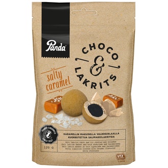 Panda Choco Lakrits 120g salty caramel