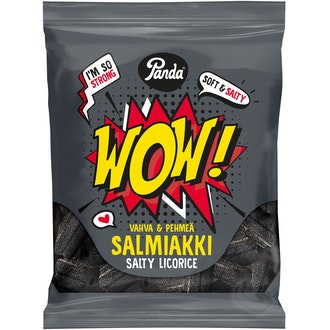 Panda WOW! pehmeä salmiakki 120g