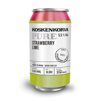 Koskenkorva PURE Strawberry Lime 5,5% 33cl can