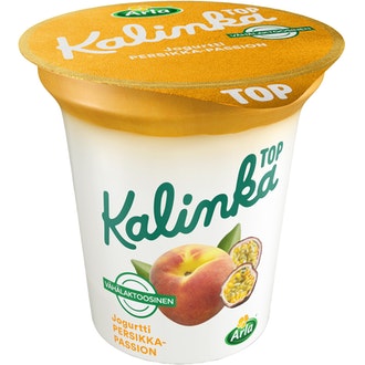 Arla Kalinka Top Persikka-passionjogurtti 150 g vähälaktoosinen