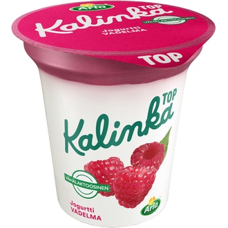 Arla Kalinka Top Vadelmajogurtti 150 g vähälaktoosinen