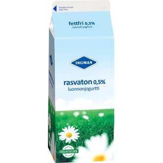 Arla Rasvaton luonnonjogurtti 750g, vähälaktoosinen