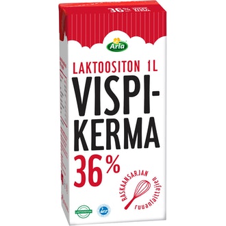 Arla 1L laktoositon vispikerma, Uht