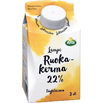 Arla Lempi 2dl 22% laktoositon ruokakerma
