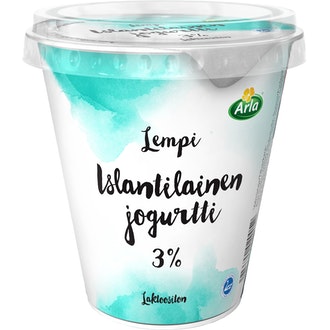 Arla Lempi 300g 3% islantilainen laktoositon jogurtti