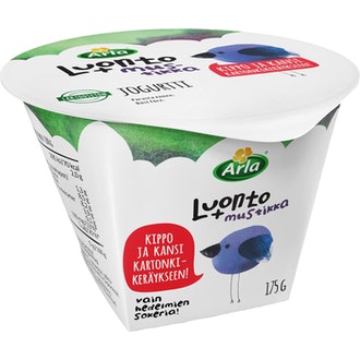Arla Luonto+ AB jogurtti 175g mustikka laktoositon