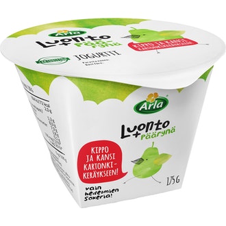 Arla Luonto+ AB laktoositon 175 g päärynäjogurtti