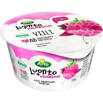 Arla Luonto+ Vadelma AB- viili 150 g laktoositon
