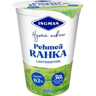 Ingman Pehmeä Mieto maitorahka 500 g laktoositon