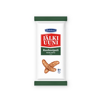 Oululainen Jälkiuunilastu Ruohosipuli 130g rapea ruislastu