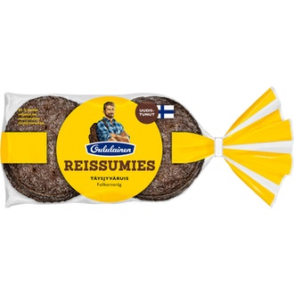 Oululainen Reissumies täysjyväruisleipä 355g