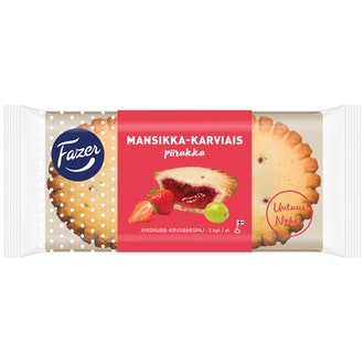 Fazer Mansikka-karviaispiirakka 2kpl 140g