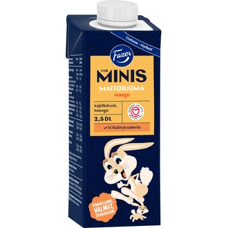 Fazer Minis maitojuoma 2,5dl mango