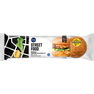 Fazer Street Food briossi hampurilaissämpylä 4kpl/280g
