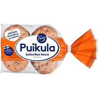 Fazer Puikula Kuiturikas Kaura 6kpl 330g, kauraleipä