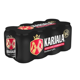 Karjala olut 4,5% 0,33l tlk 8-pack
