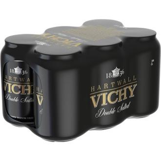 6 x Hartwall Vichy Original Double Salted kivennäisvesi 0,33 l