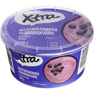 Xtra mustikkarahka rasvaton 0,2 % 500 g
