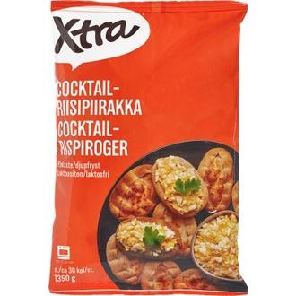 Xtra cocktailriisipiirakka 1350g n. 30kpl pakaste