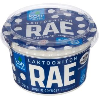 Kotimaista 200g raejuusto laktoositon 2%