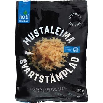 Kotimaista mustaleima emmentaljuustoraaste 150 g