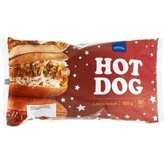 Rainbow Hot Dog nakkisämpylä laktoositon 100g