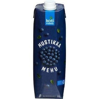 Kotimaista mustikkamehu 1 L