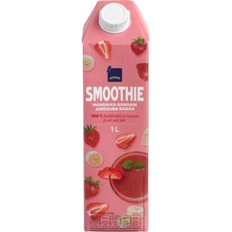 Rainbow 1L Mansikka-Banaani Smoothie