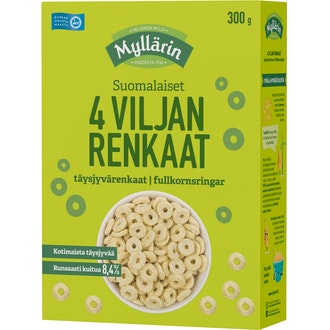 Myllärin 4 viljan renkaat 300 g
